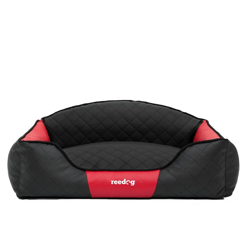 Pelíšek pro psa Reedog Black & Red Sofa - L | P5305