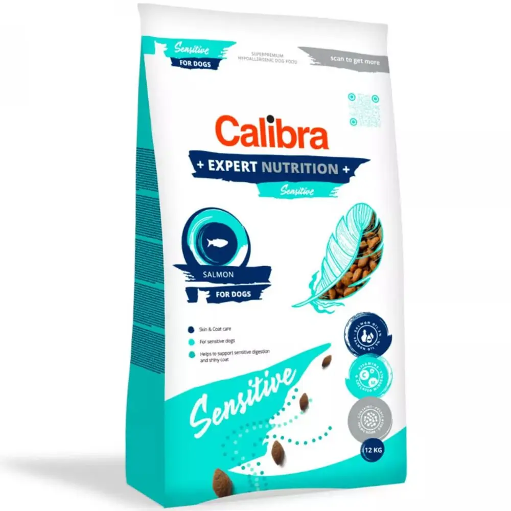 Minimální trvanlivost do 23.9. 2026: Calibra Dog Expert Nutrition Sensitive Salmon 12 kg | P59693