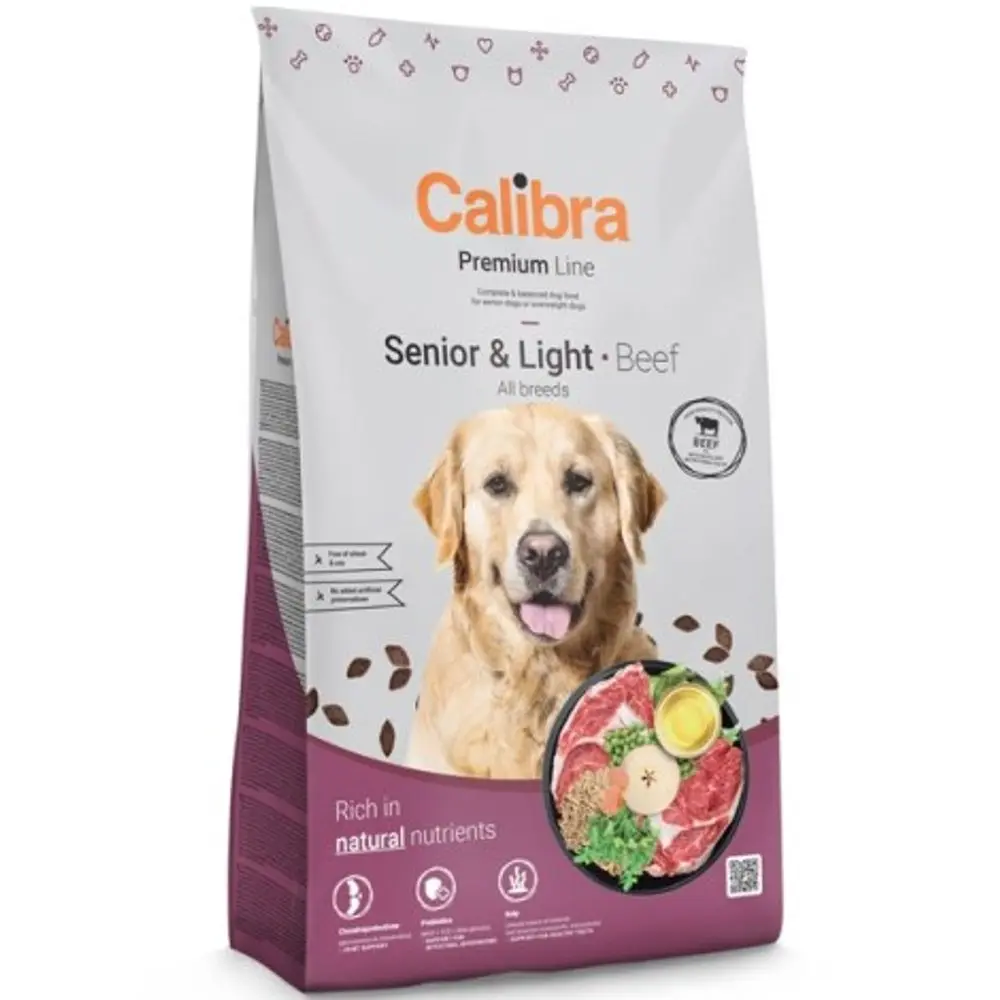 Calibra Dog Premium Line Senior & Light Beef 12 kg | Granule pro psy | P56850