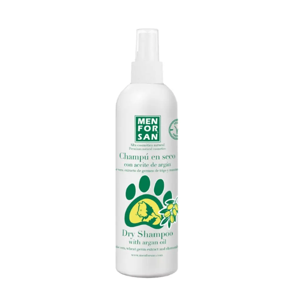 Menforsan suchý šampon s arganovým olejem pro kočky, 250 ml | P54493