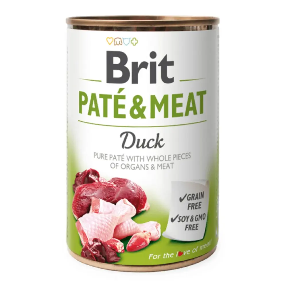 Brit konzerva Paté & Meat Duck 400 g | Konzerva pro psy | P57965