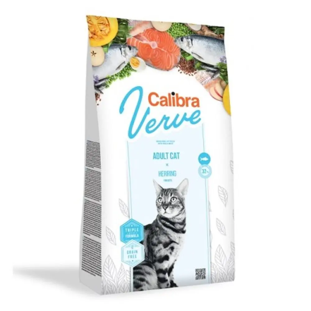 Minimální trvanlivost do 21.2. 2026: Calibra Cat Verve GF Adult Herring 3,5 kg | P59346