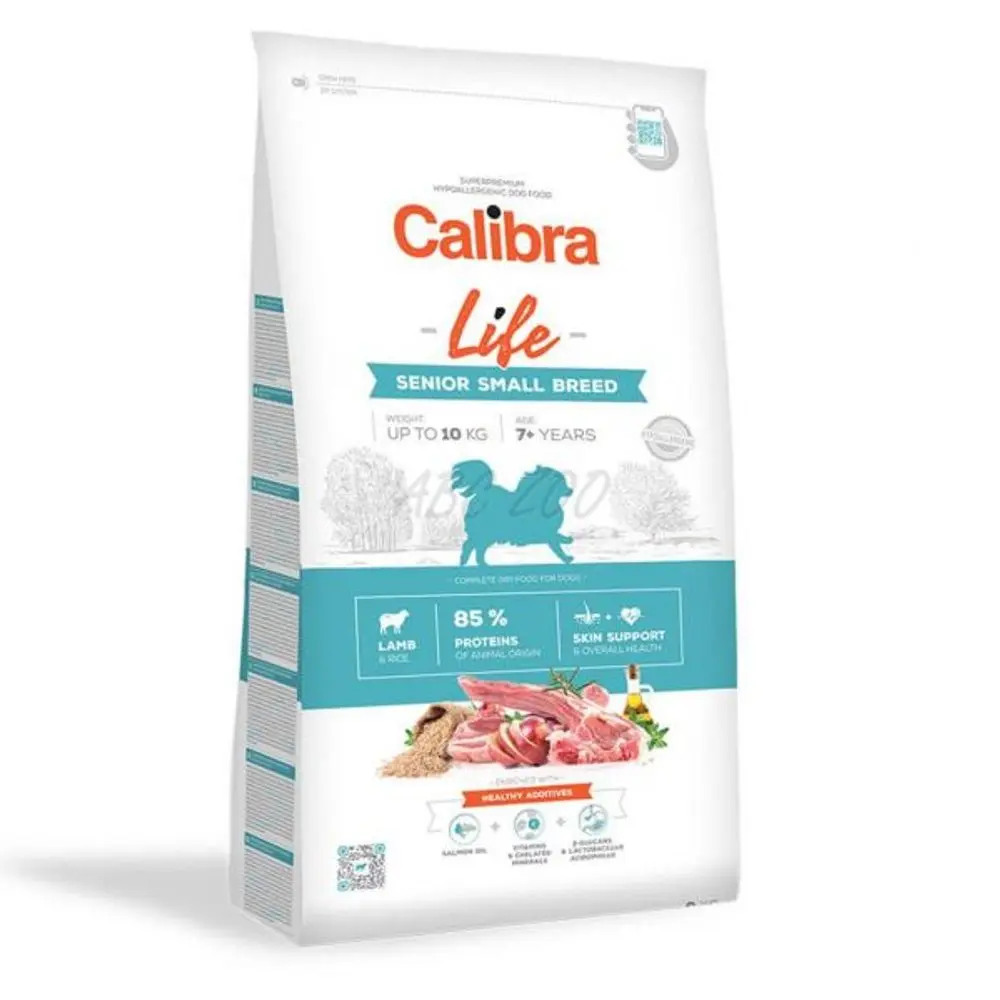 Minimální trvanlivost do 3.6. 2026: Calibra Dog Life Senior Small Breed Lamb 1,5 kg | P59630