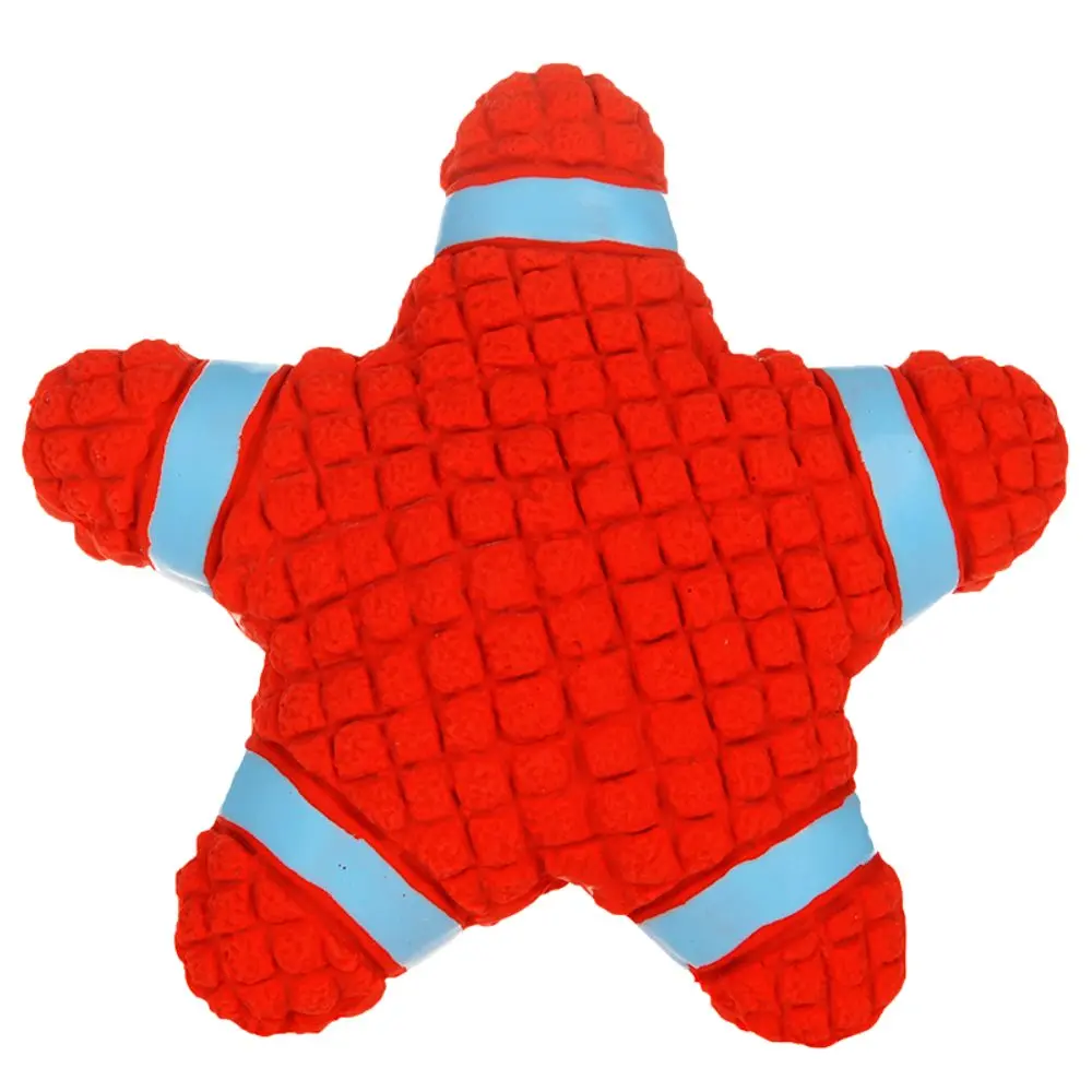Reedog star red, latexová pískací hračka, 15 cm | P50310