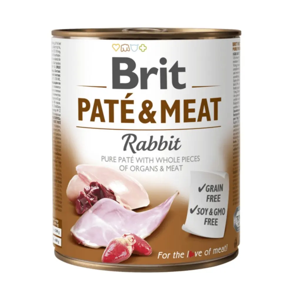 Brit konzerva Paté & Meat Rabbit 800 g | Konzerva pro psy | P57976