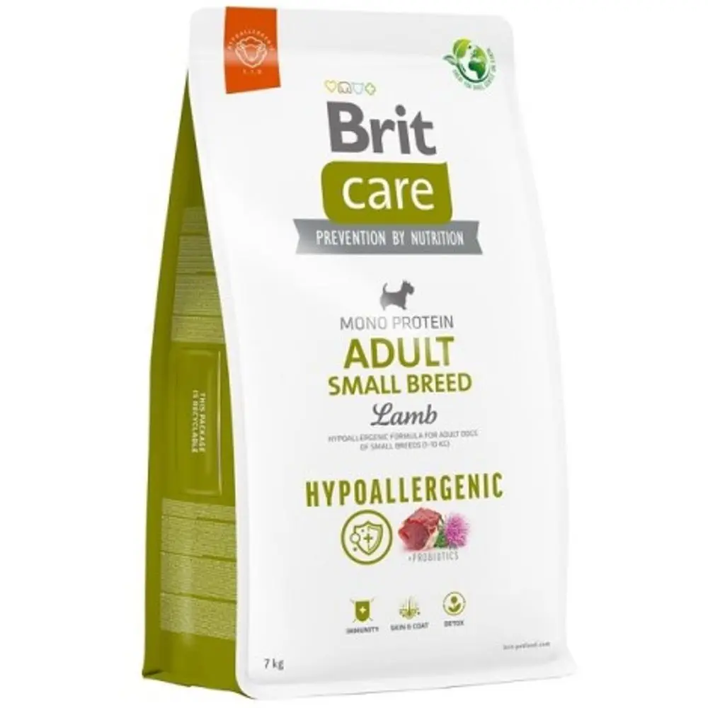 Brit Care Dog Hypoallergenic Adult Small Breed Lamb 7 kg | Granule pro psy | P57024