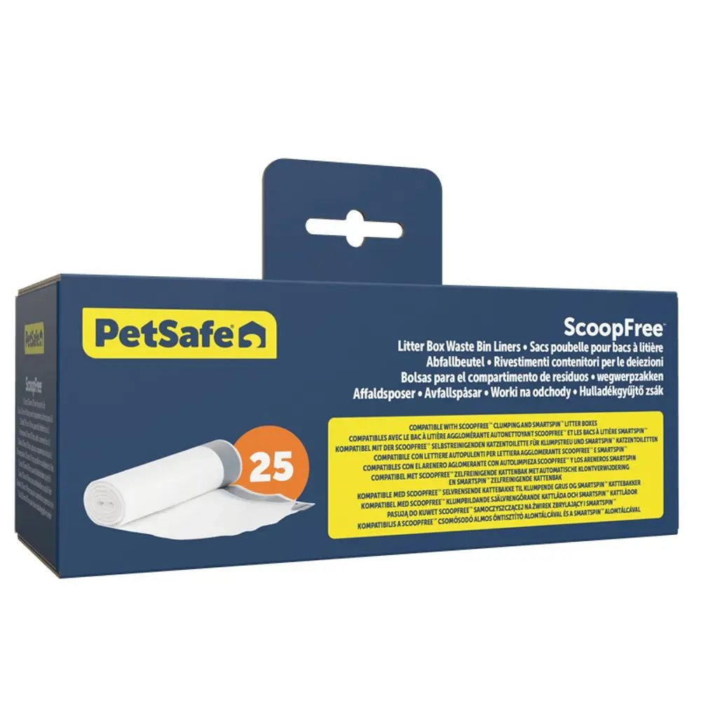 PetSafe® ScoopFree SmartSpin™ | Náhradní sáčky do automatické toalety pro kočky, 25 ks | P57441
