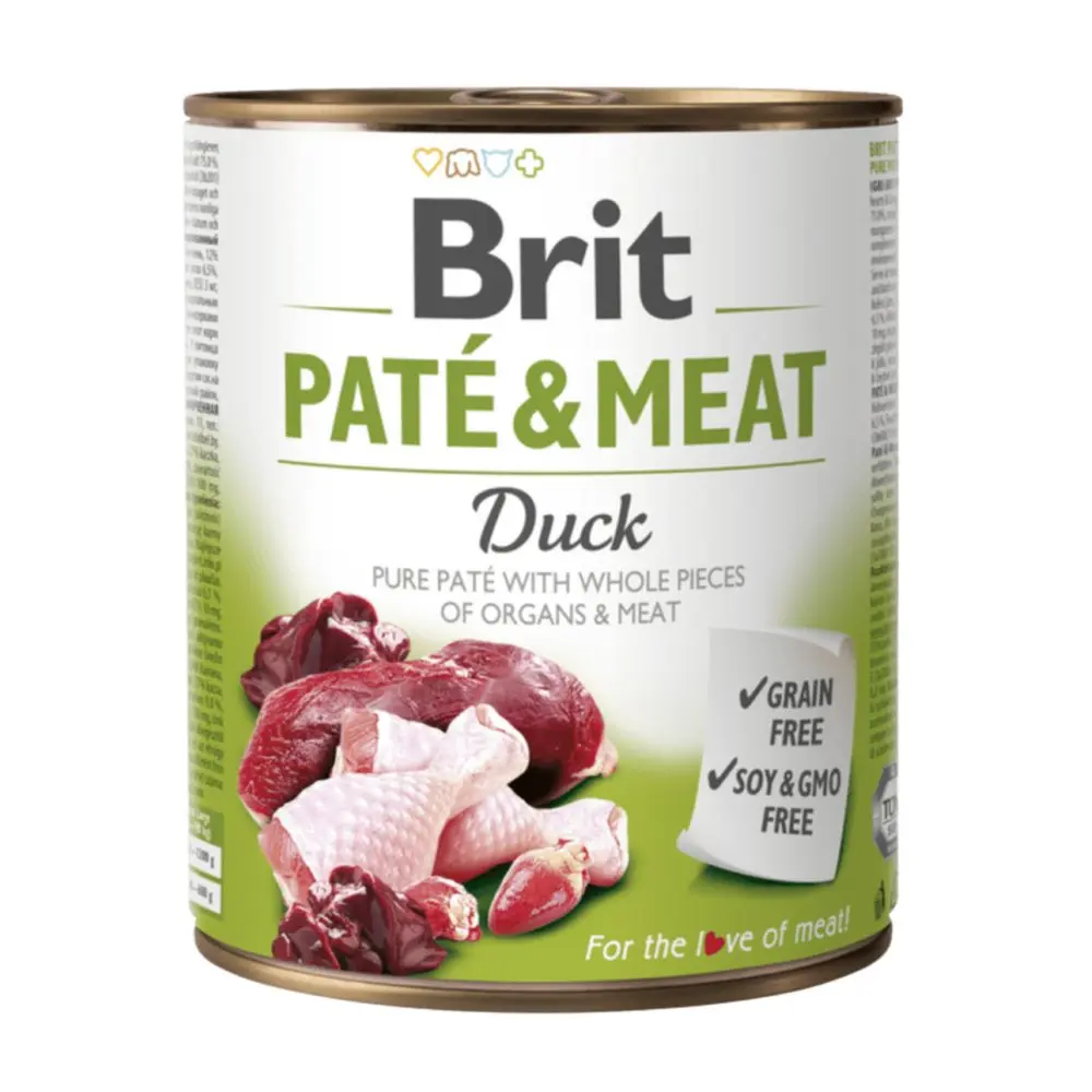 Brit konzerva Paté & Meat Duck 800 g | Konzerva pro psy | P57978