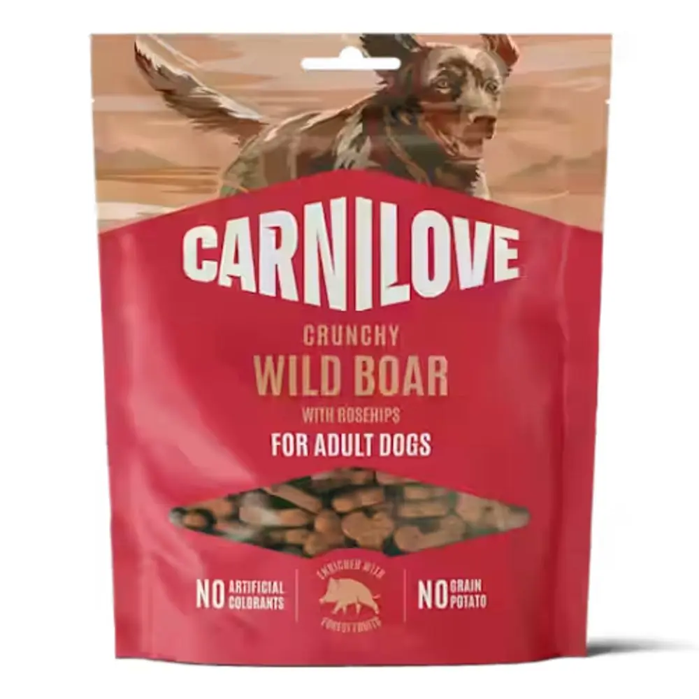 Carnilove Dog Crunchy Snack Wild Boar & Rosehips 200g | P59463