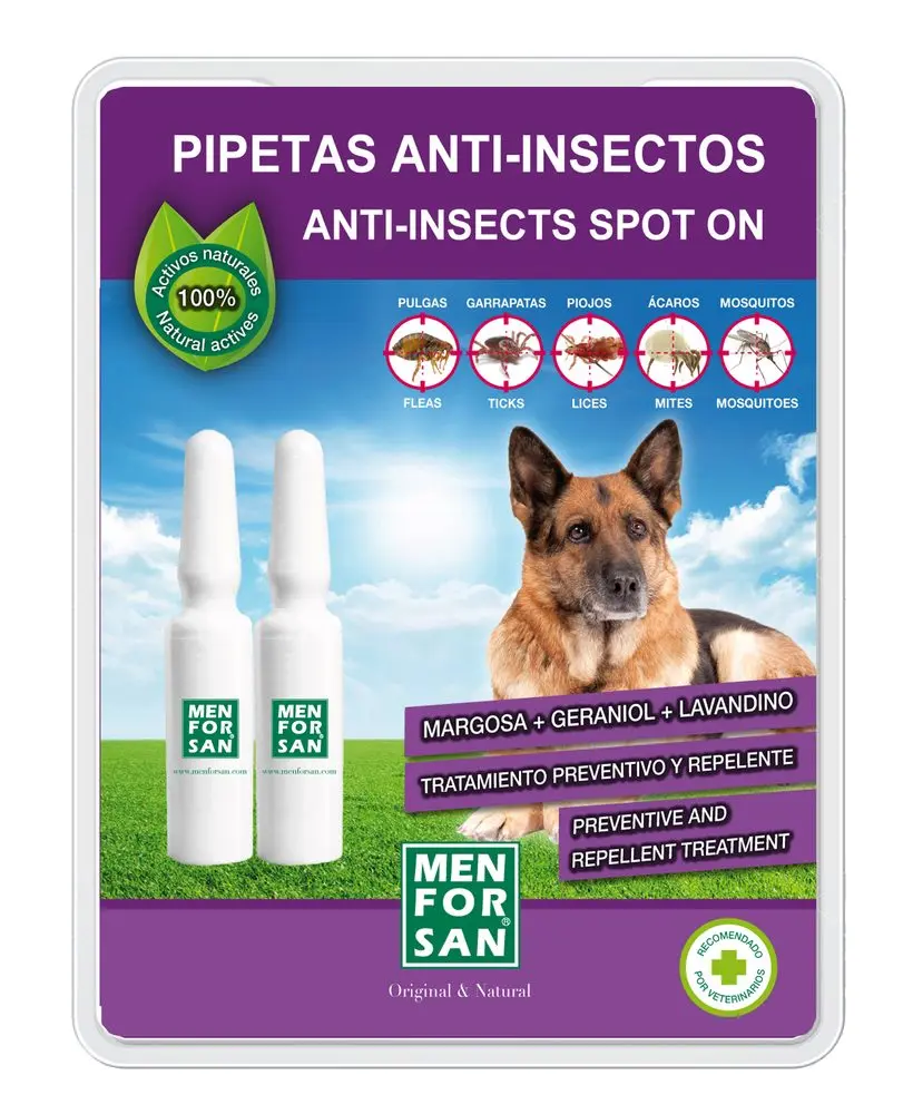 Menforsan antiparazitní pipety pro psa, 2ks | P6645