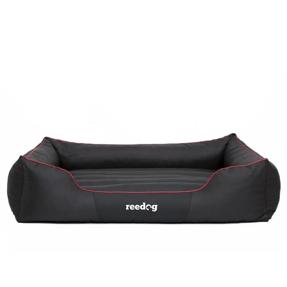 Pelíšek pro psa Reedog Comfy Black & Red line - L | P3651