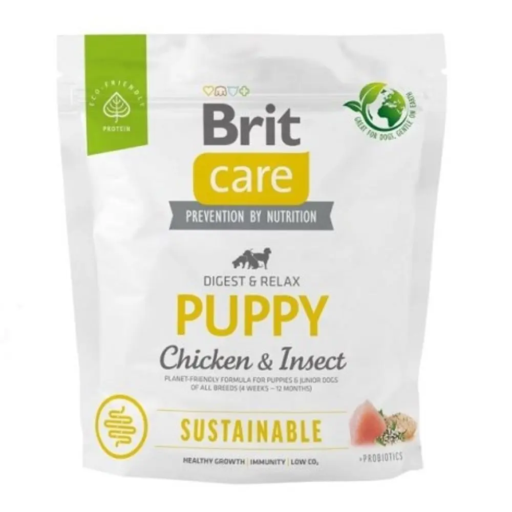 Brit Care Dog Sustainable Puppy Chicken & Insect 1 kg | Granule pro psy | P57015