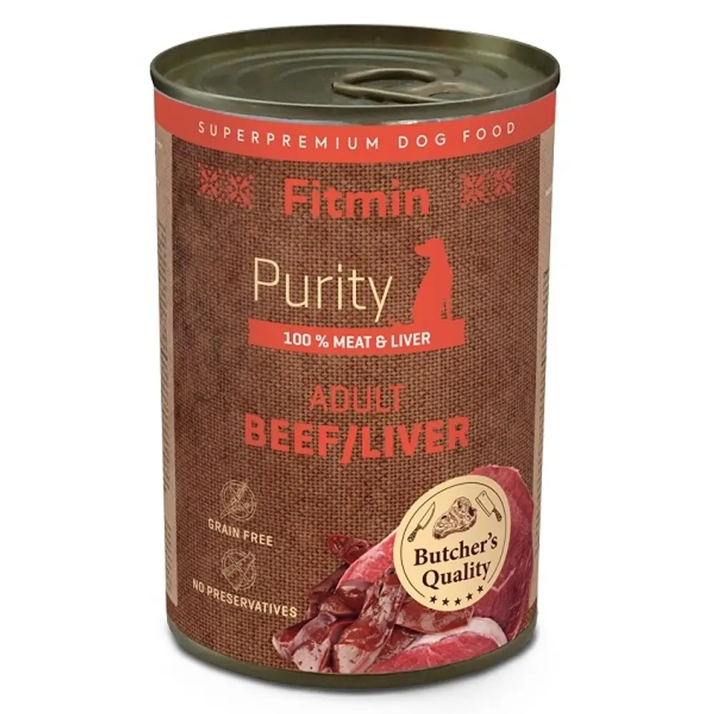 Fitmin Dog Purity konzerva Beef with Liver 400 g | Konzerva pro psy | P58030