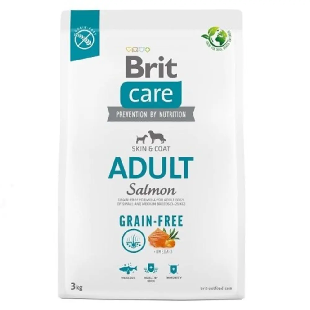 Brit Care Dog Grain-free Adult Salmon 3 kg | Granule pro psy | P56948