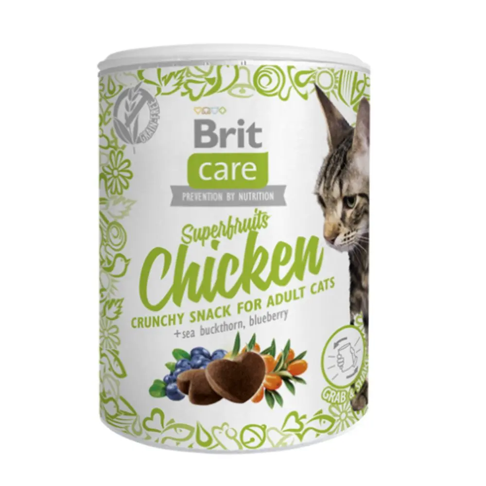 Brit Care Cat Snack Superfruits Chicken 100g | Pamlsky pro kočky | P58788