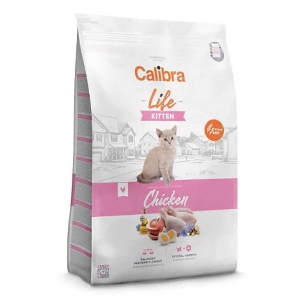 Minimální trvanlivost do 4.6. 2026: Calibra Cat Life Kitten Chicken 6 kg | P59656