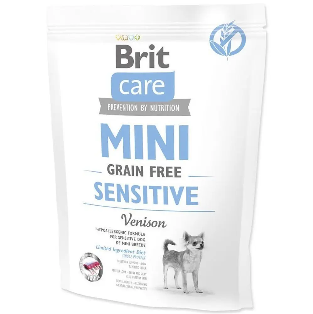 Brit Care Mini GF Sensitive Venison 400 g | Granule pro psy | P57022