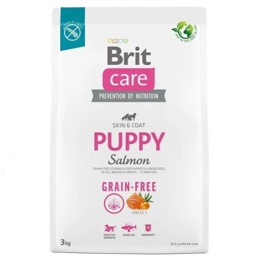 Brit Care Dog Grain-free Puppy Salmon 3 kg | Granule pro psy | P56974