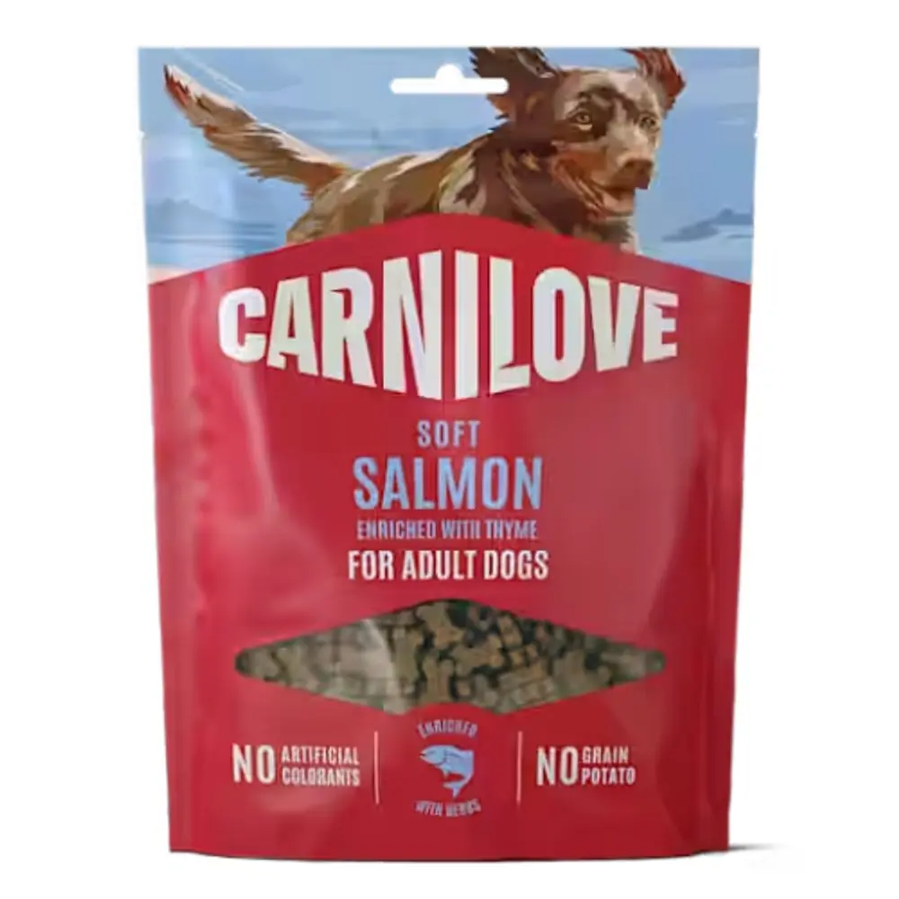 Carnilove Dog soft Snack Salmon & Thyme Small Bite 200g | Pamlsky pro psy | P59474