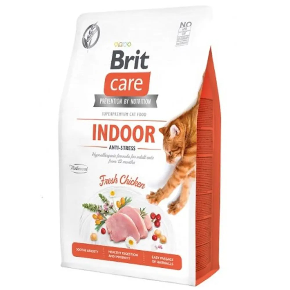 Brit Care Cat Grain-Free Indoor Anti-stress 400 g | P57221