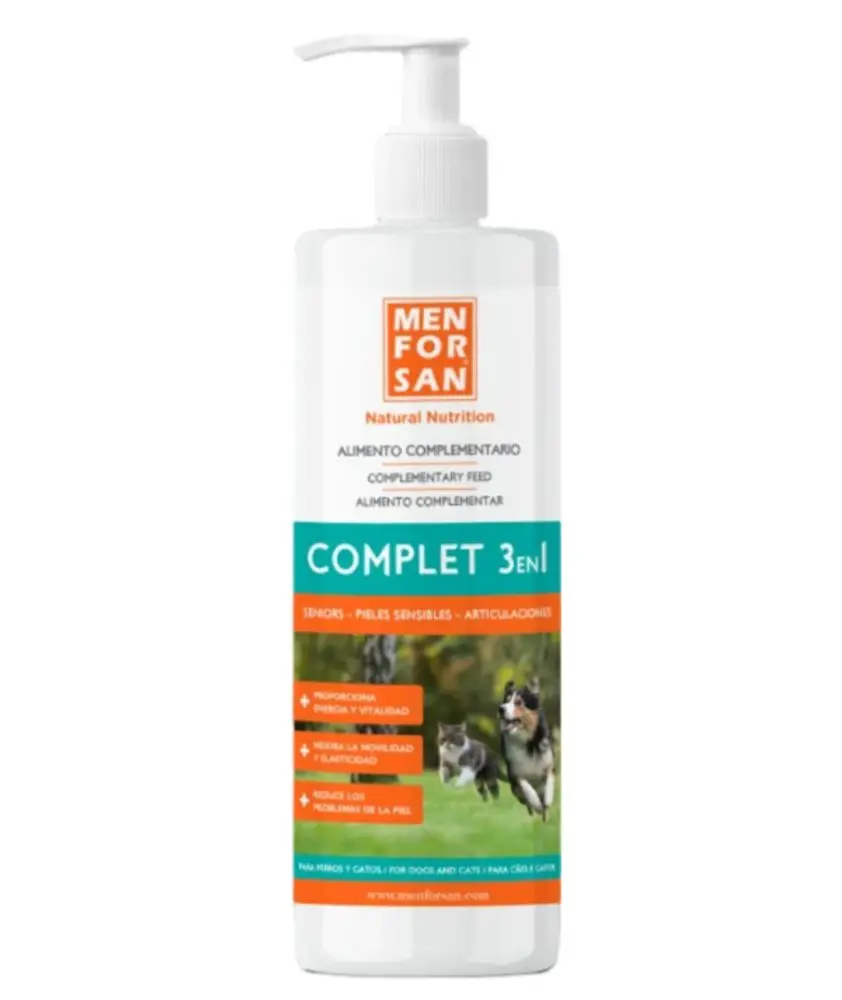 Menforsan Complet 3 v 1, 500 ml Výživový doplněk pro psy a kočky | P55450