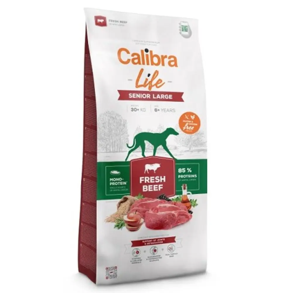 Calibra Dog Life Senior Large Fresh Beef 12 kg | Granule pro psy | P57070