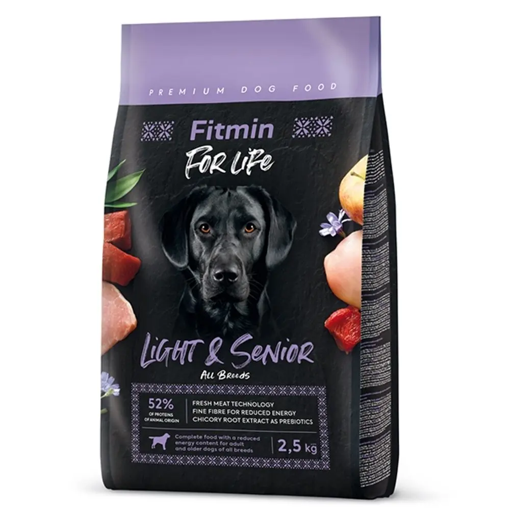 Fitmin Dog For Life Light & Senior 2,5 kg | Granule pro psy | P56360