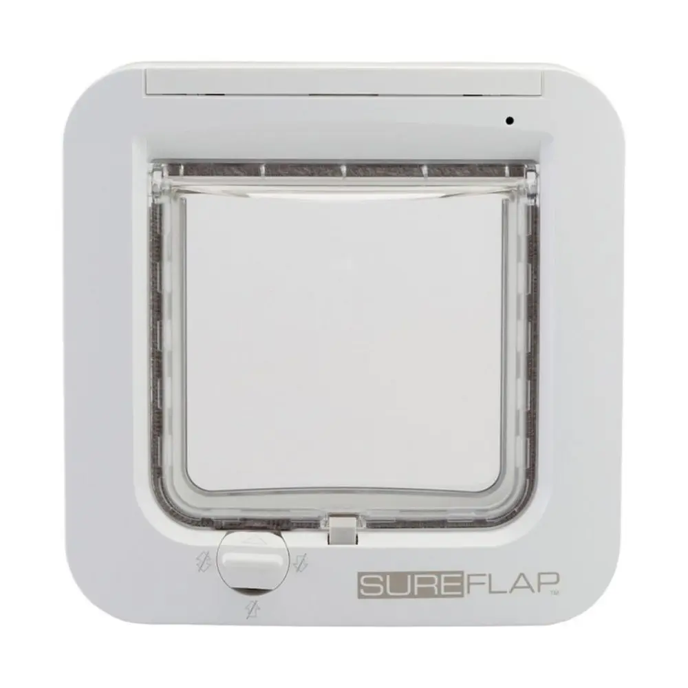 Dvířka SureFlap s mikročipem pro kočky - Bílá | P6483