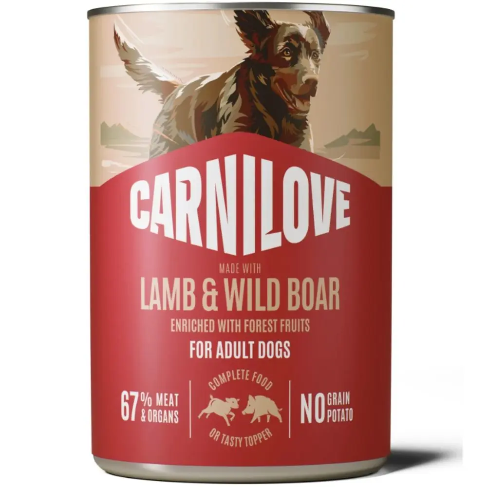 Carnilove Dog Can Paté Lamb&Wild Boar 400g | Konzerva pro psy | P59471