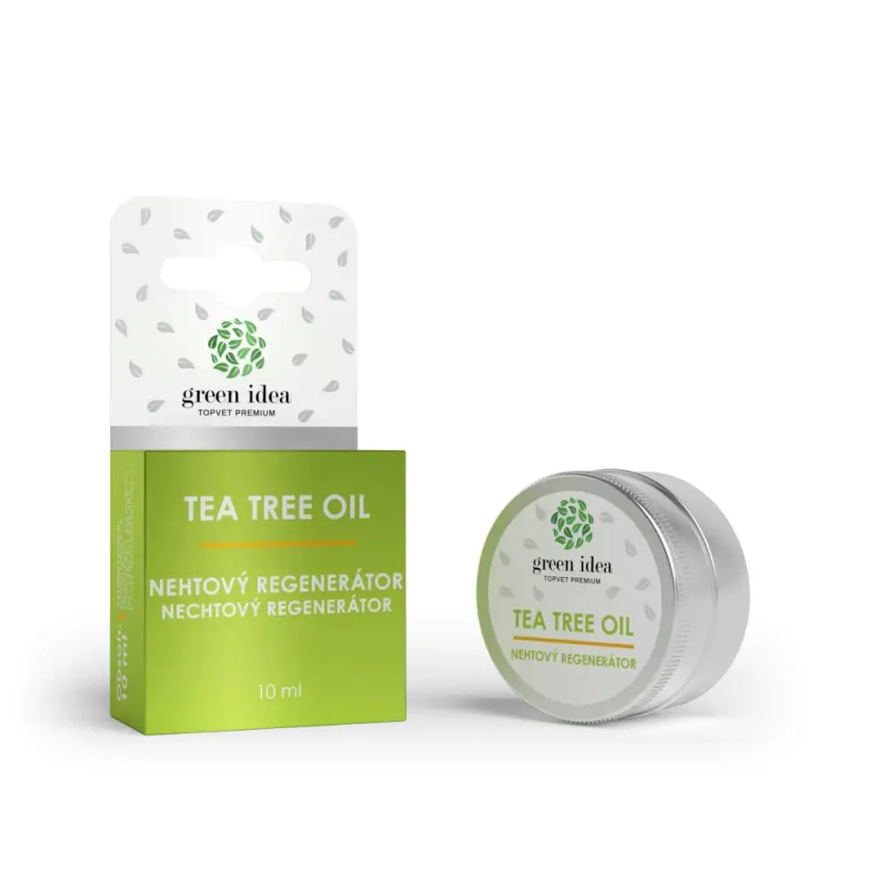 Nehtový regenerátor - Tea tree oil, Na porušené, roztřepené a lomivé nehty, při obtížích s plísněmi