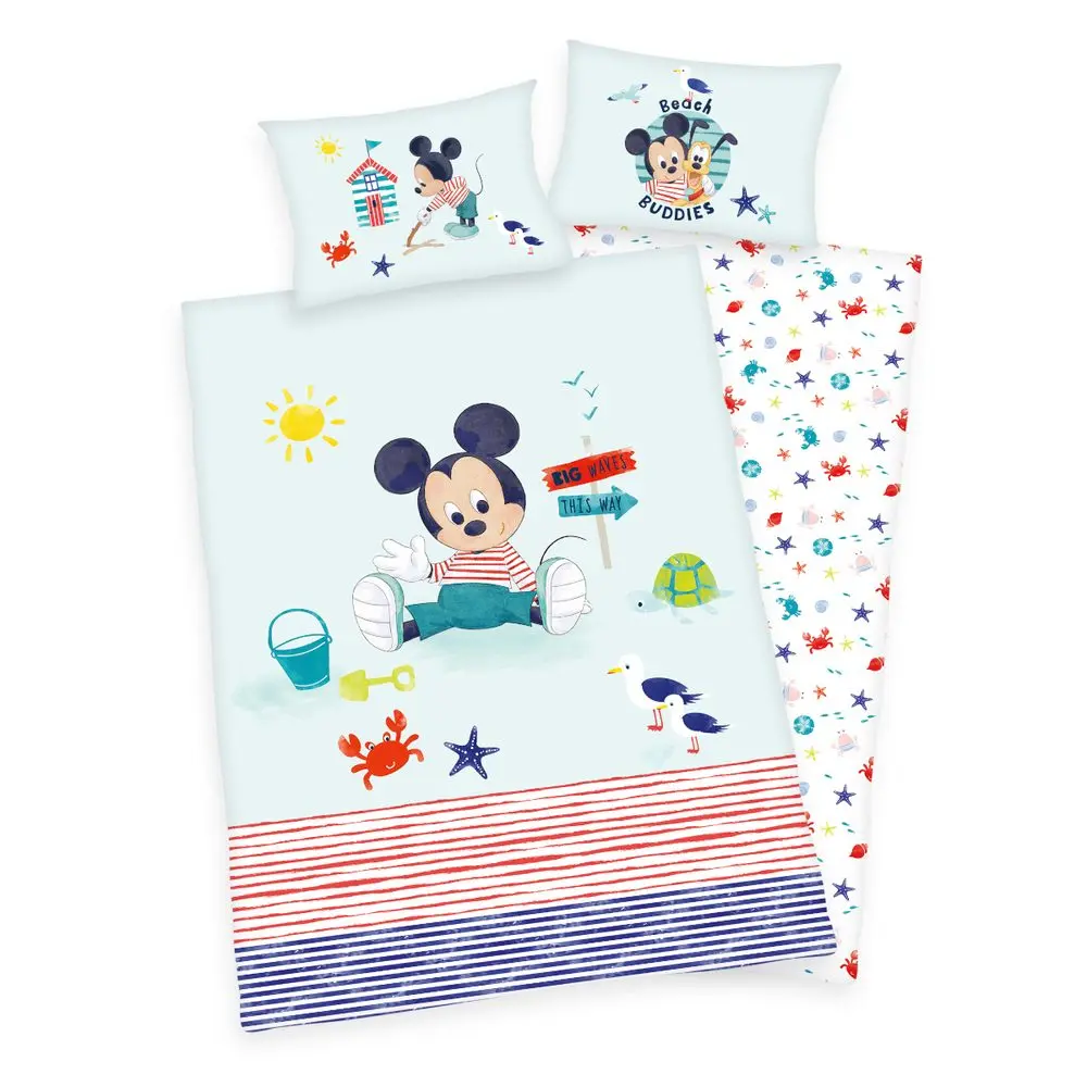 Herding Povlečení pro miminka Mickey Mouse 100x135/40x60cm