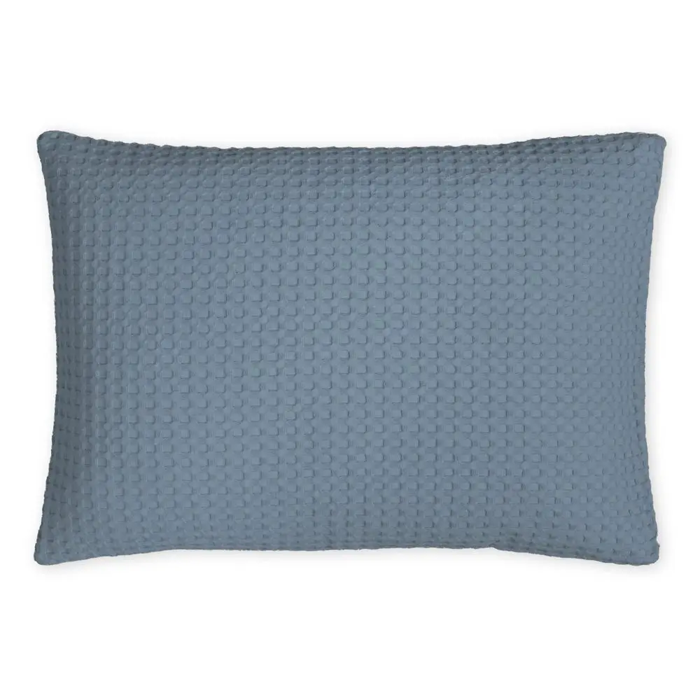 Vandyck Luxusní povlak na polštář Home Piqué waffle 40x55cm Faded denim