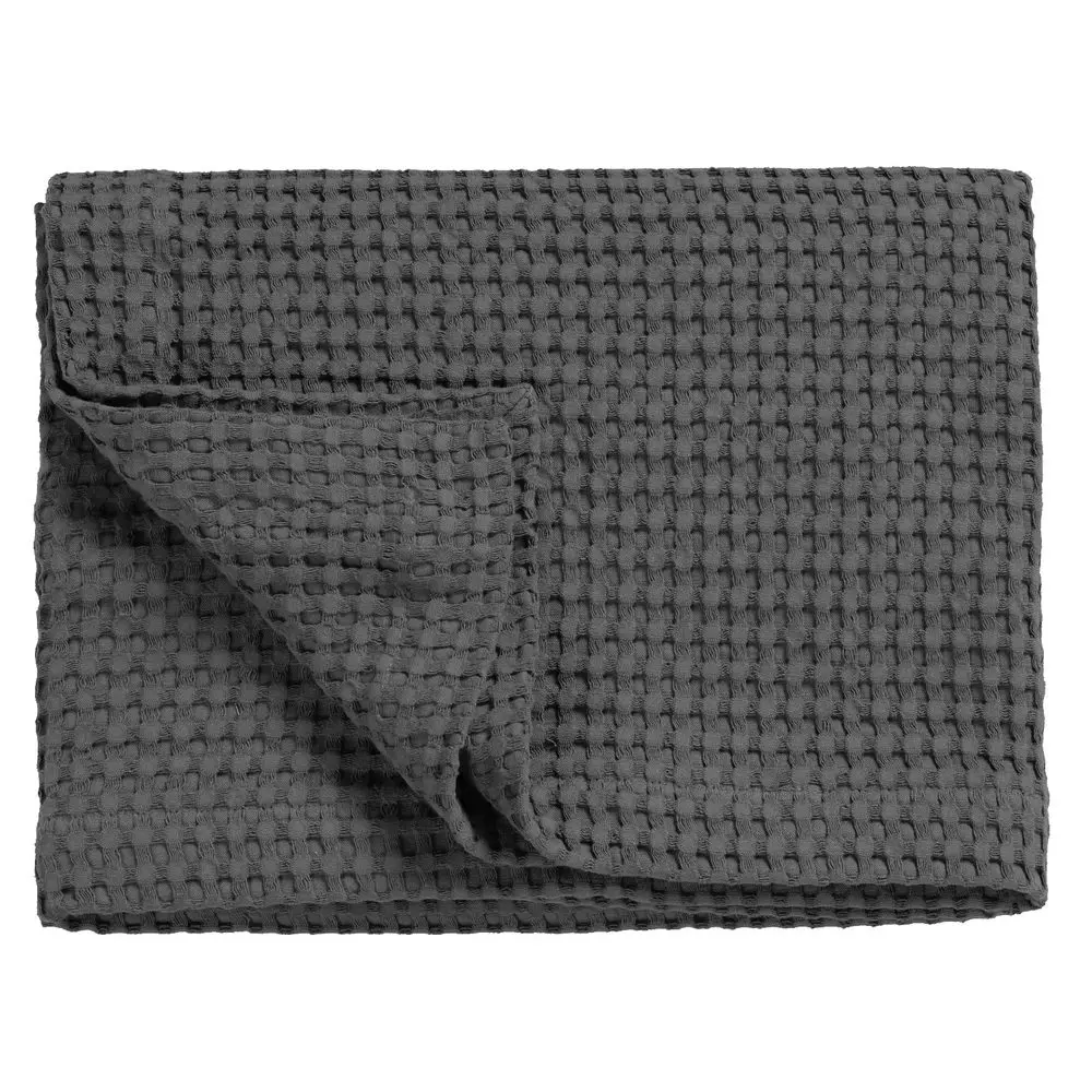 Vandyck Luxusní přehoz na postel Home Piqué waffle Off black