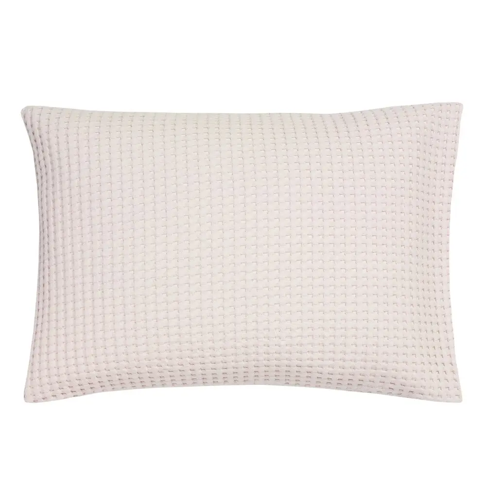 Vandyck Luxusní povlak na polštář Home Piqué waffle 40x55cm Powder - pudrová