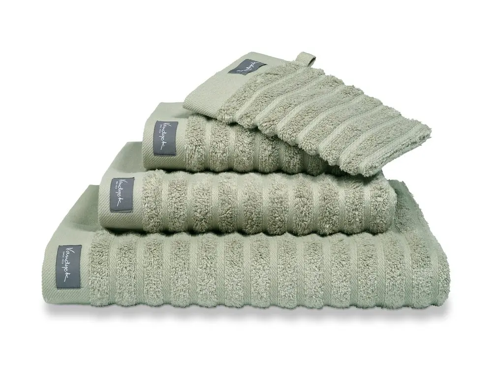Vandyck Ručník Home Wave - Smoke green -