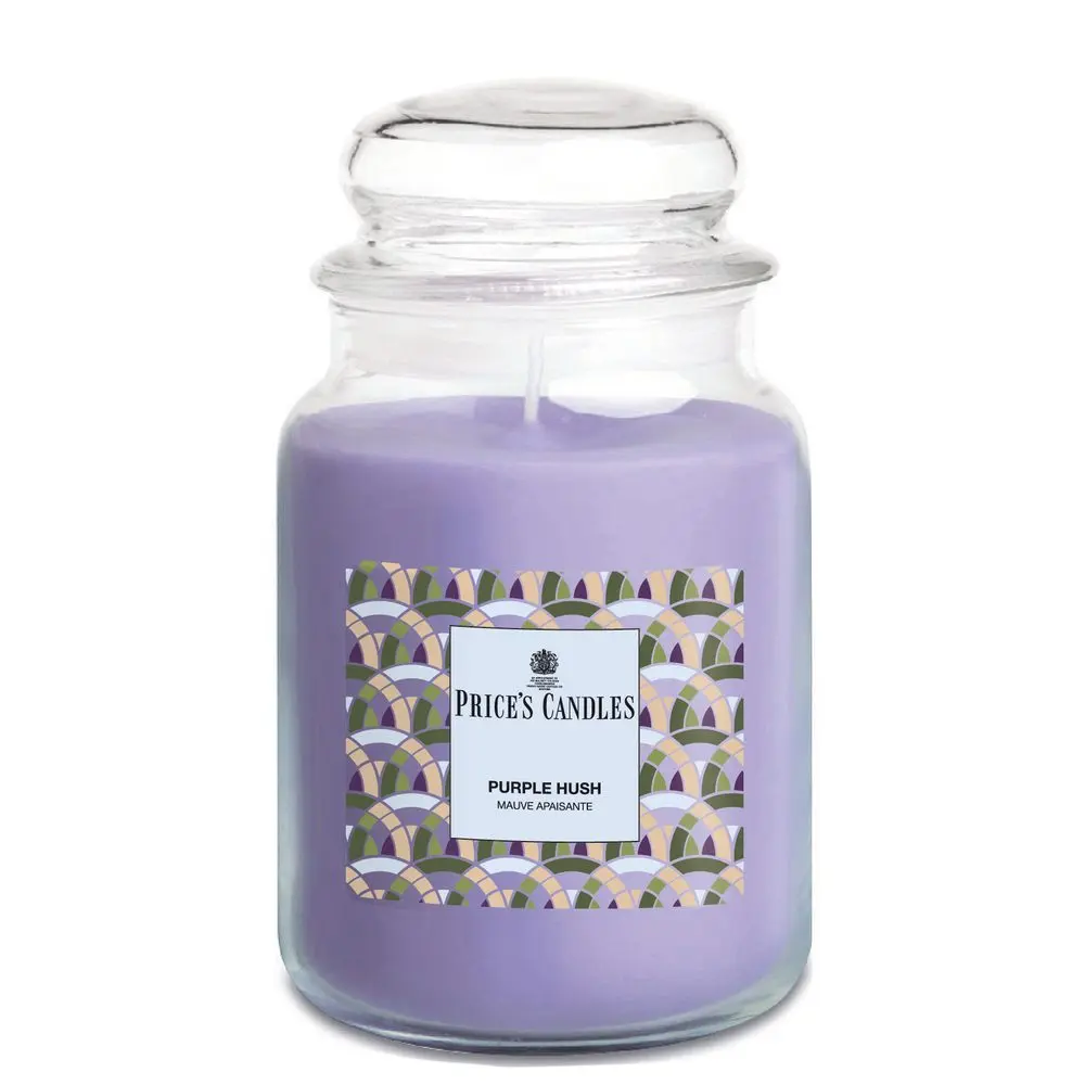 Price’s Price's MAXI vonná svíčka ve skle Purple Hush - hoření 130h