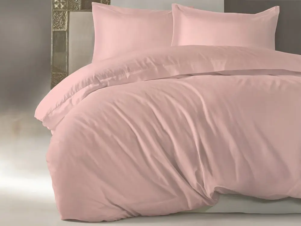 Cottonbox povlečení bavlněný satén Satin Pink - 220x200 / 2x70x90 cm