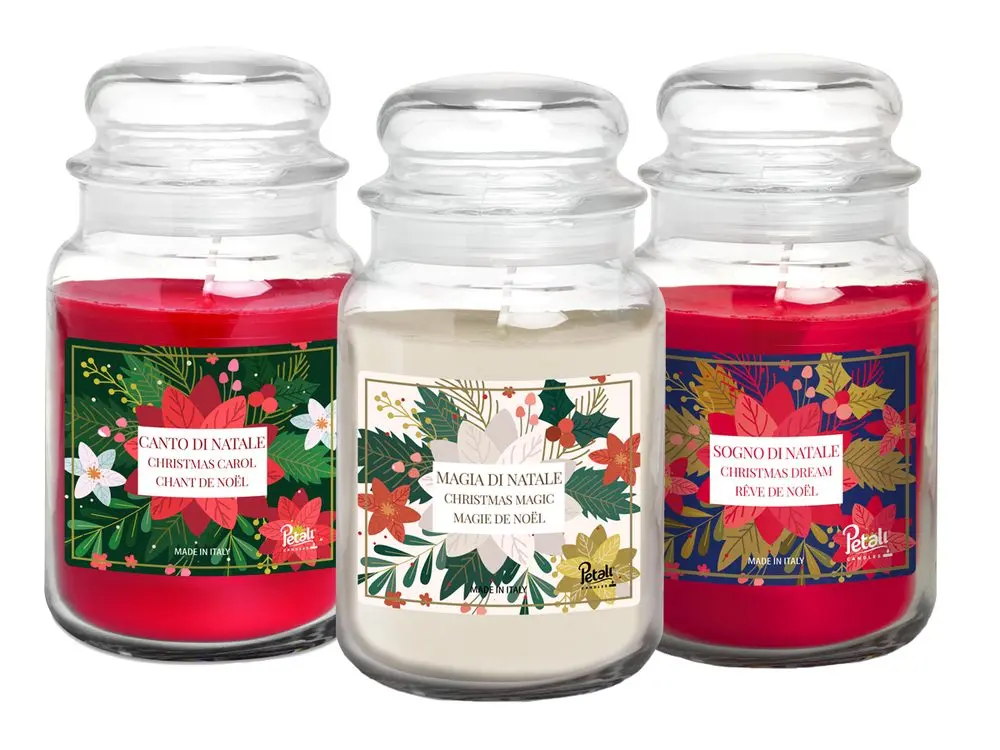 Petali Set 3 MAXI vánočních svíček Petali