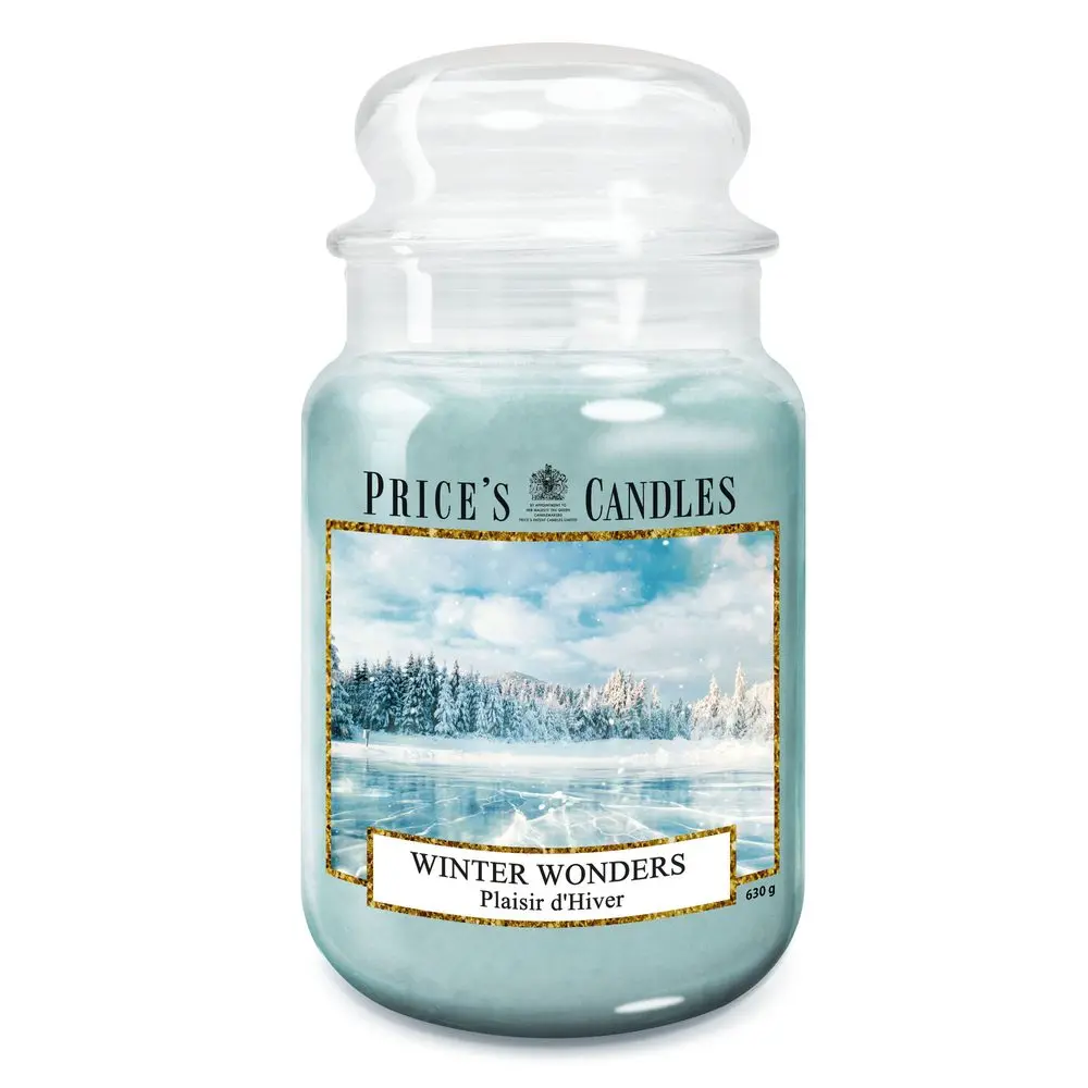 PRICE´S MAXI svíčka ve skle Winter Wonders - hoření 150h