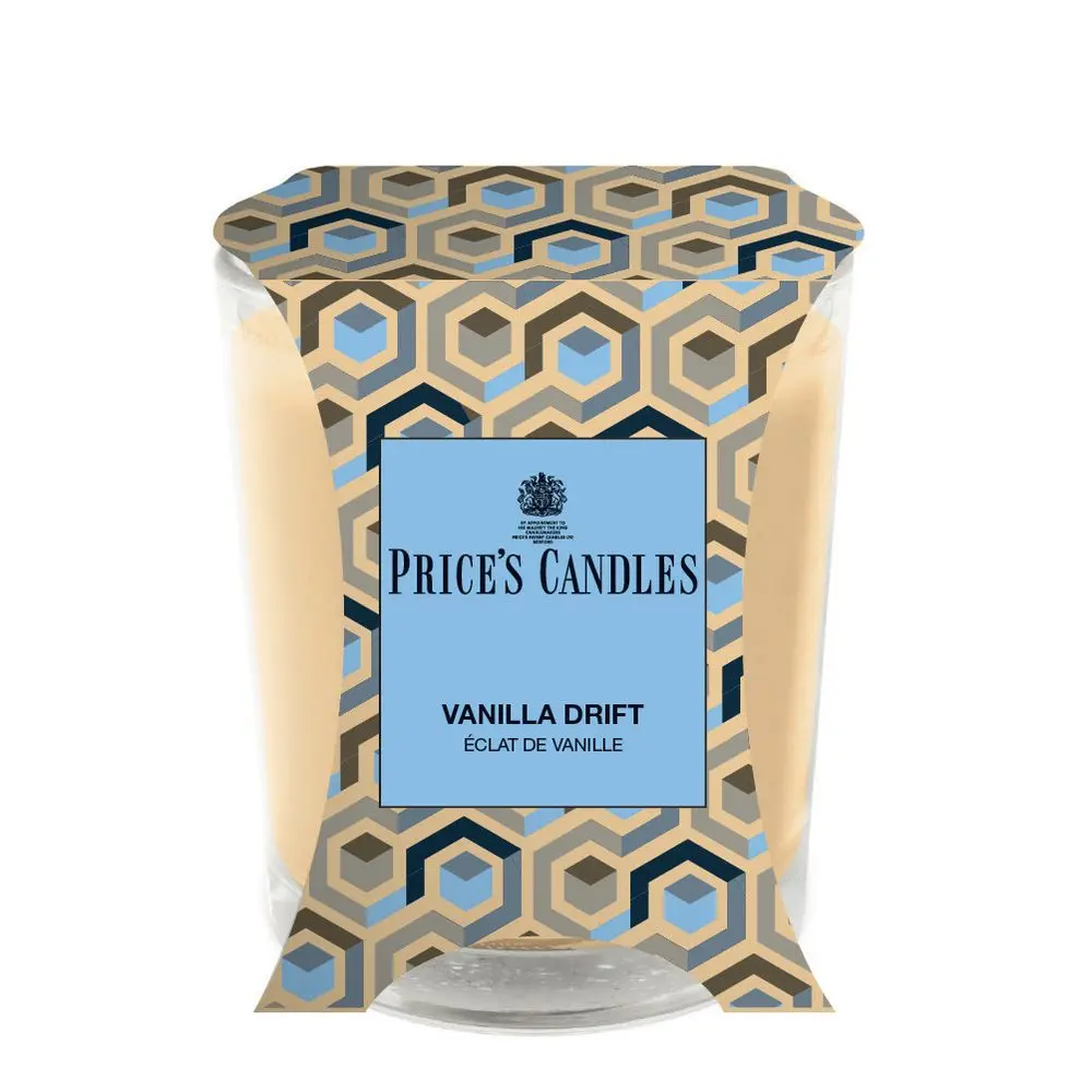 Price´s Price's vonná svíčka ve skle Vanilla Drift - hoření 45h