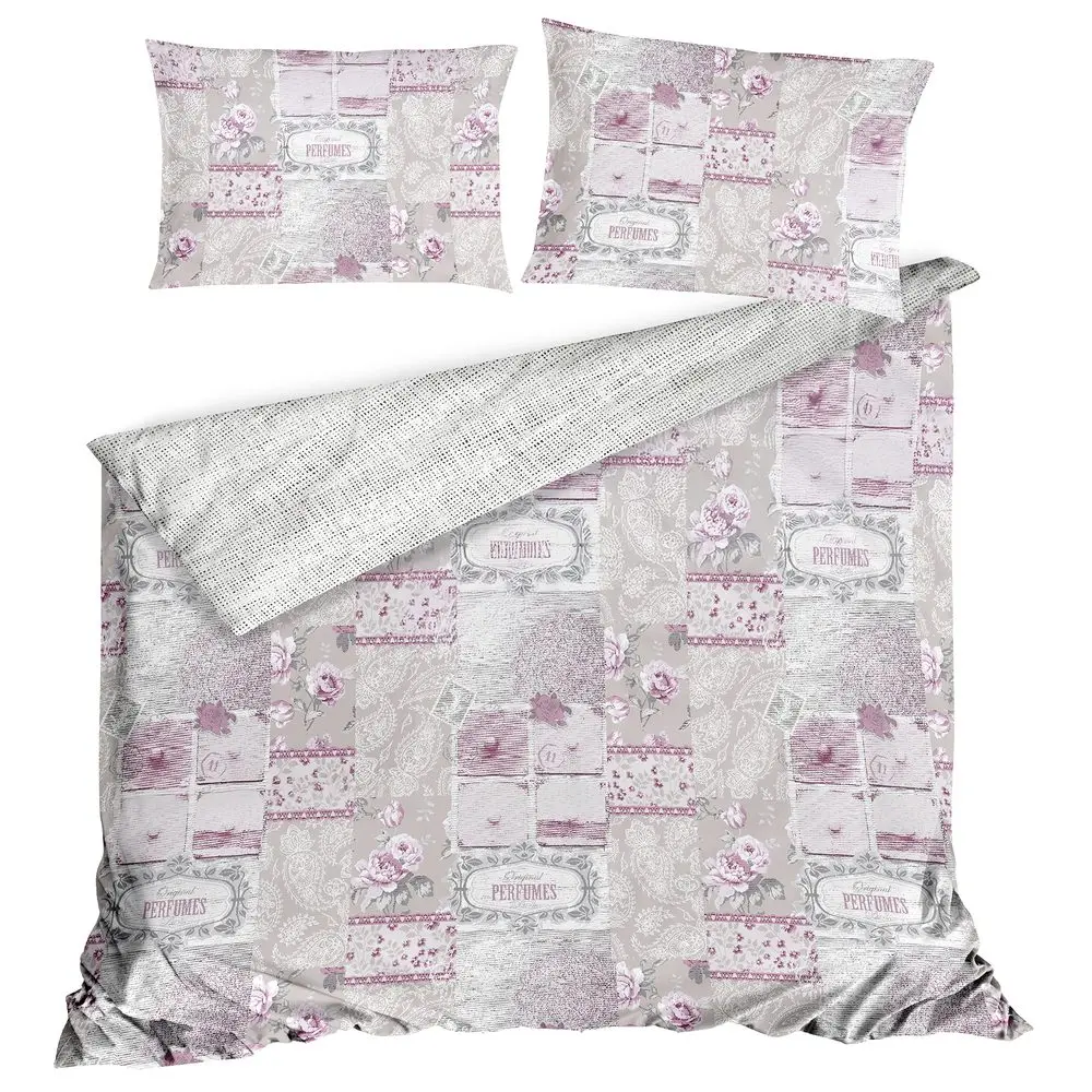Gipetex Natural Dream Italské povlečení 100% bavlna Chic Rosa - 220x200 / 2x70x90 cm