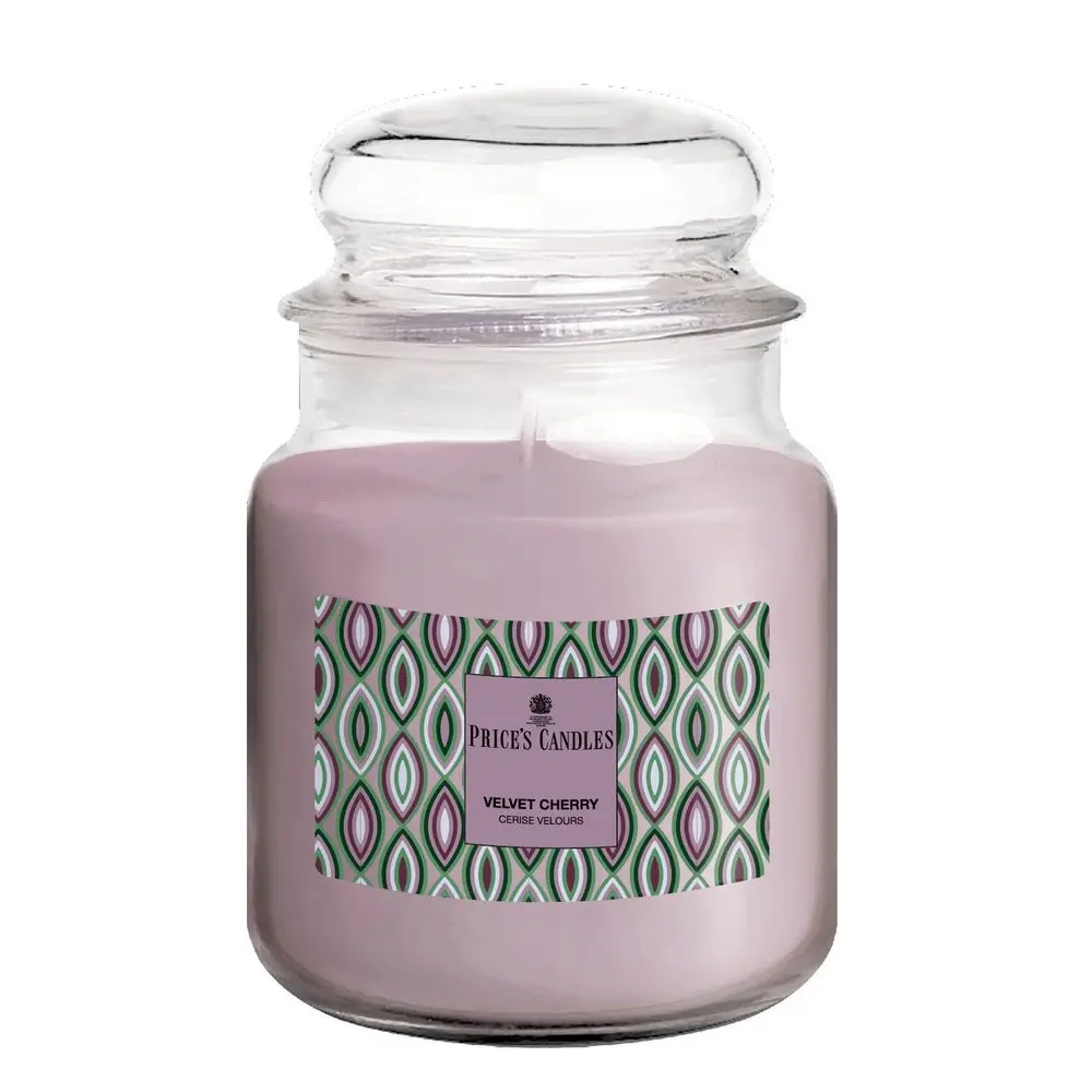 Price´s Price's MIDI vonná svíčka ve skle Velvet Cherry - hoření 80h