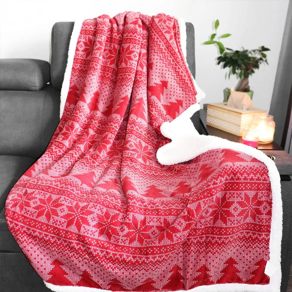 Mistral home Pléd Mistral Home beránek PINETREE KNIT 130x170 cm