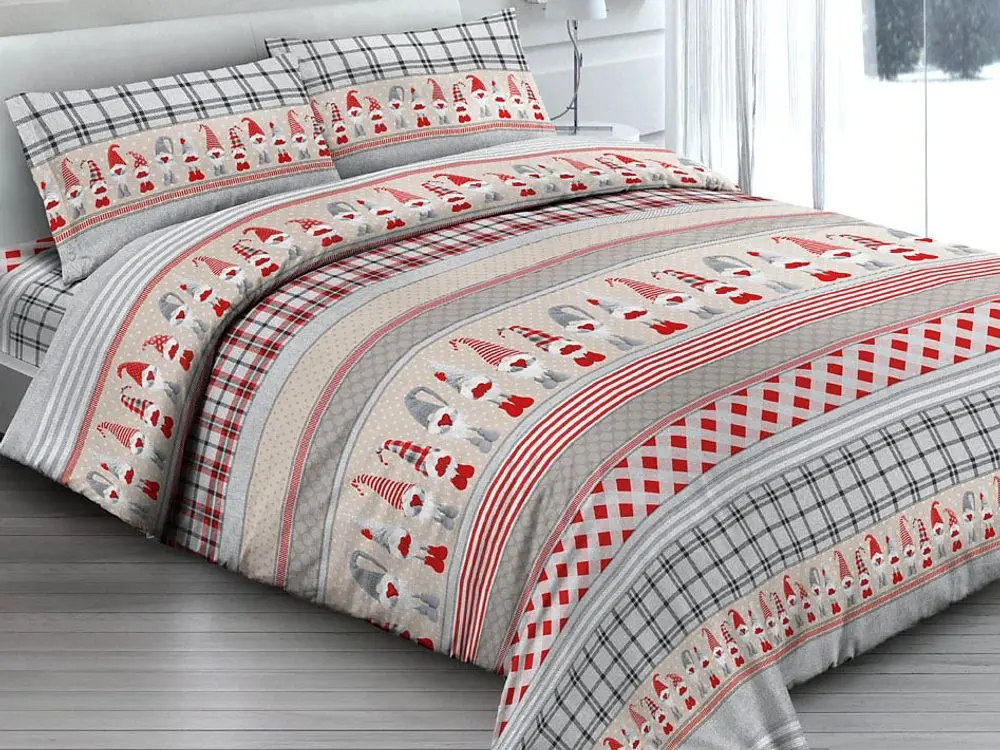 Gipetex Natural Dream Italské povlečení 100% bavlna Folletti - 220x200 / 2x70x90 cm