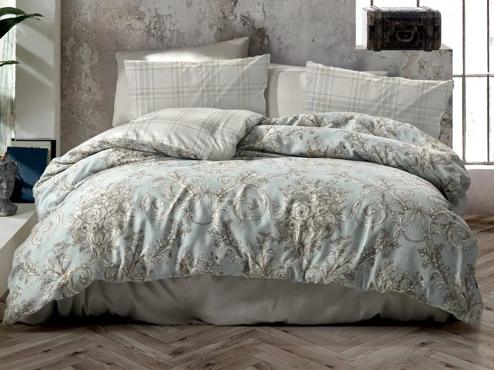 Cottonbox povlečení bavlněný satén Terry beige - 220x200 / 2x70x90 cm