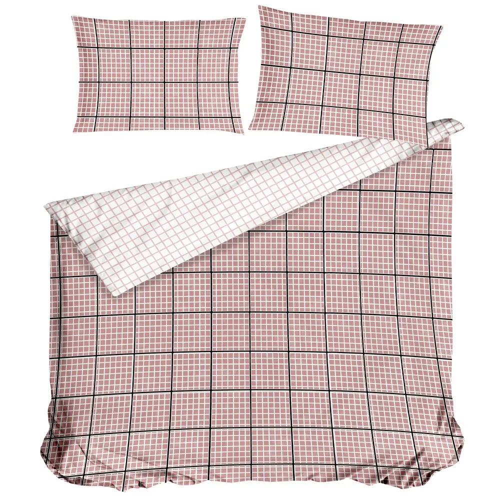 Cottonbox povlečení 100% bavlněné renforcé Rony pink - 220x200 / 2x70x90 cm