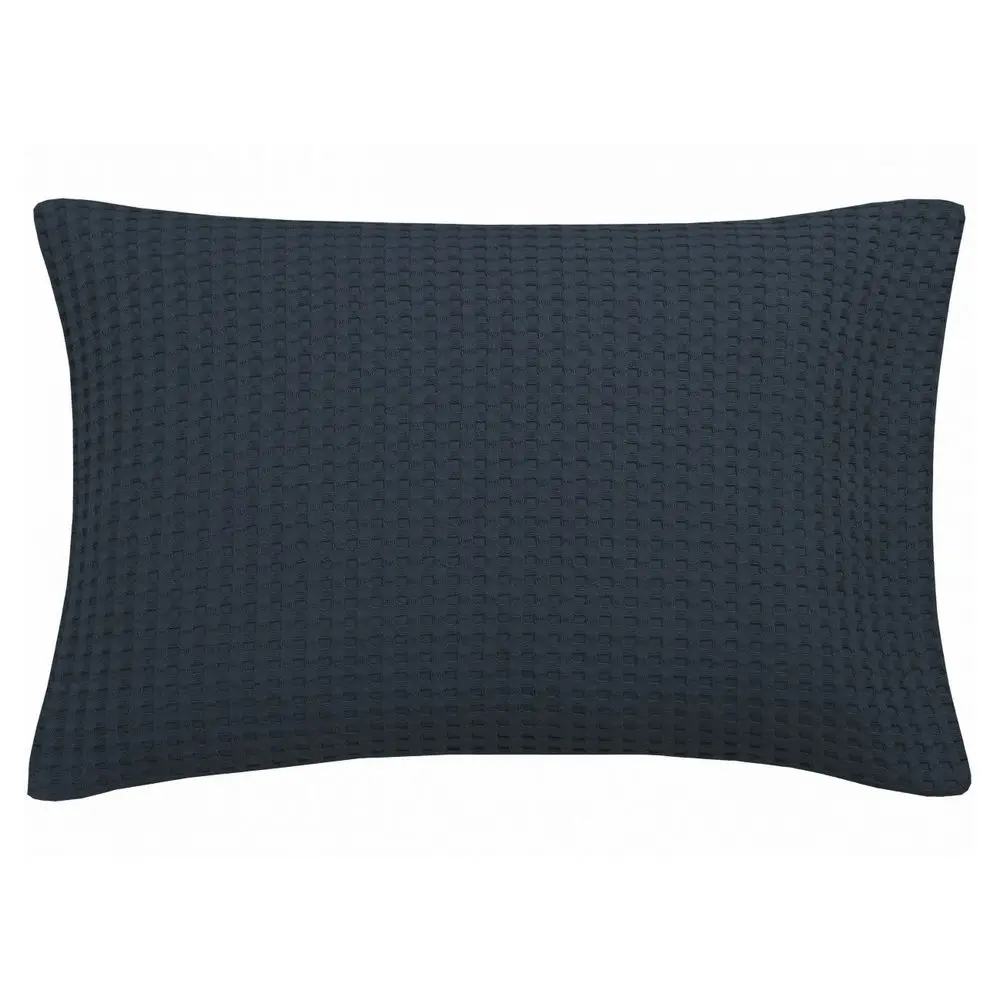 Vandyck Luxusní povlak na polštář Home Piqué waffle 40x55cm Nightblue
