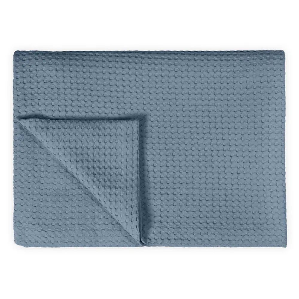 Vandyck Luxusní přehoz na postel Home Piqué waffle Faded denim - 270x250 cm