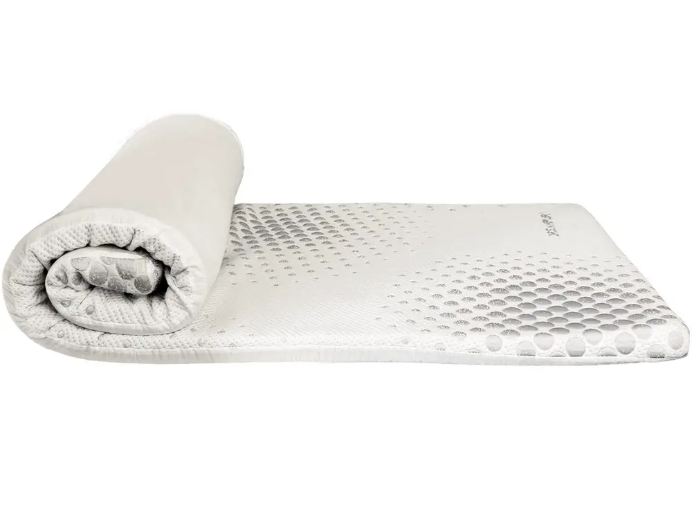 DREAMPUR Vrchní matrace (přistýlka) z latexové pěny DREAMPUR® Grey Dots 5 cm -