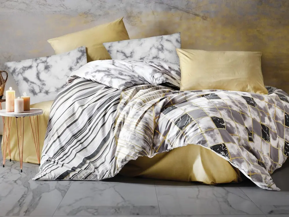 Cottonbox povlečení 100% bavlněné renforcé Stone - 140x200 / 70x90 cm